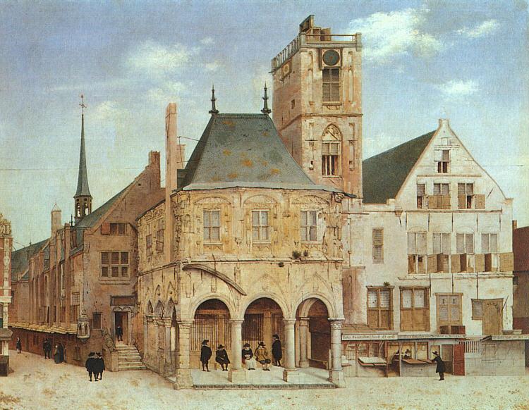 Pieter Jansz Saenredam The Old Town Hall in Amsterdam France oil painting art